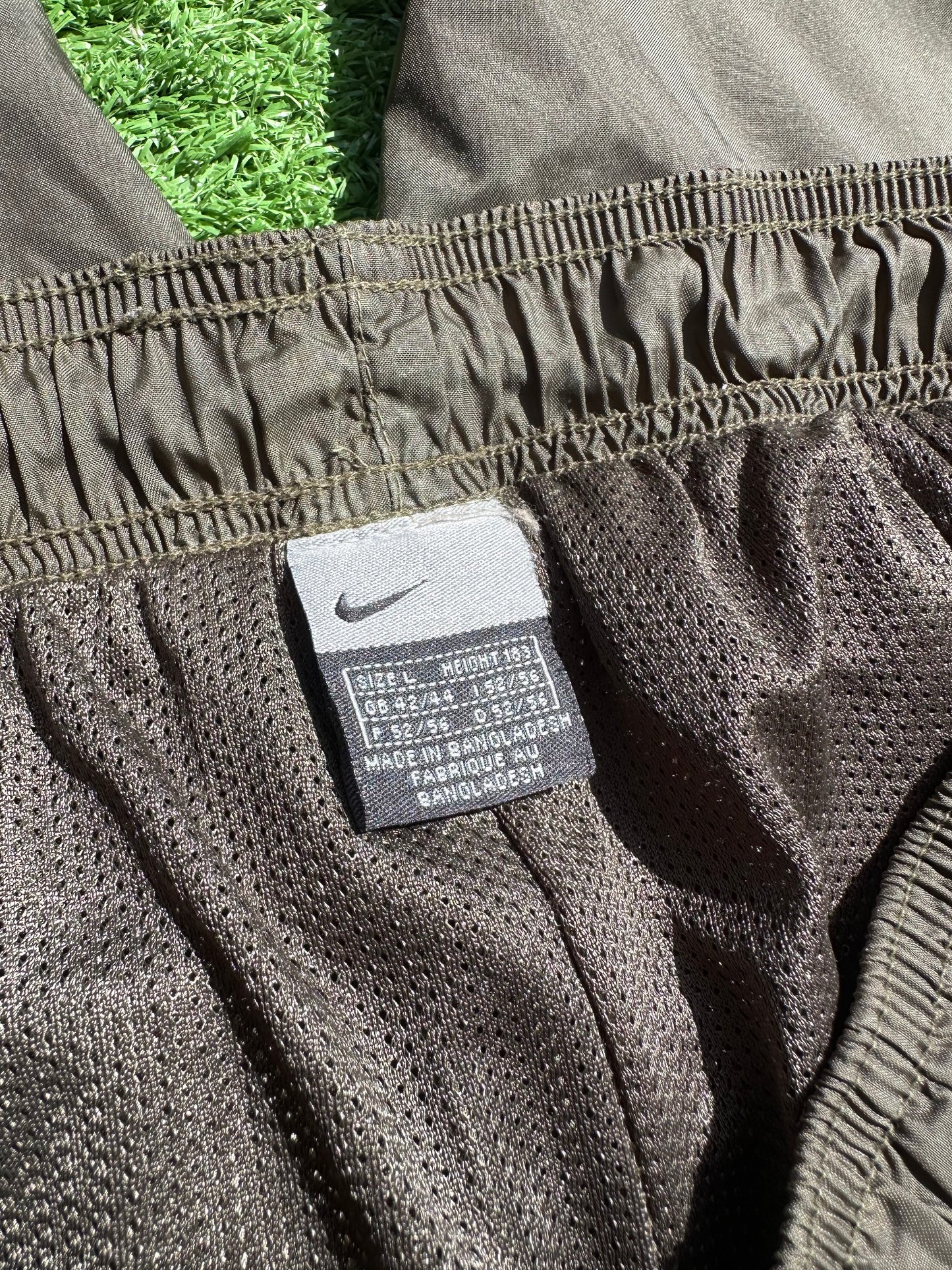 Nike Track Pants Two Tone Army Green