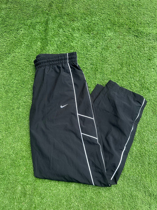 Nike Track Pants Black Pin-Striped (L)