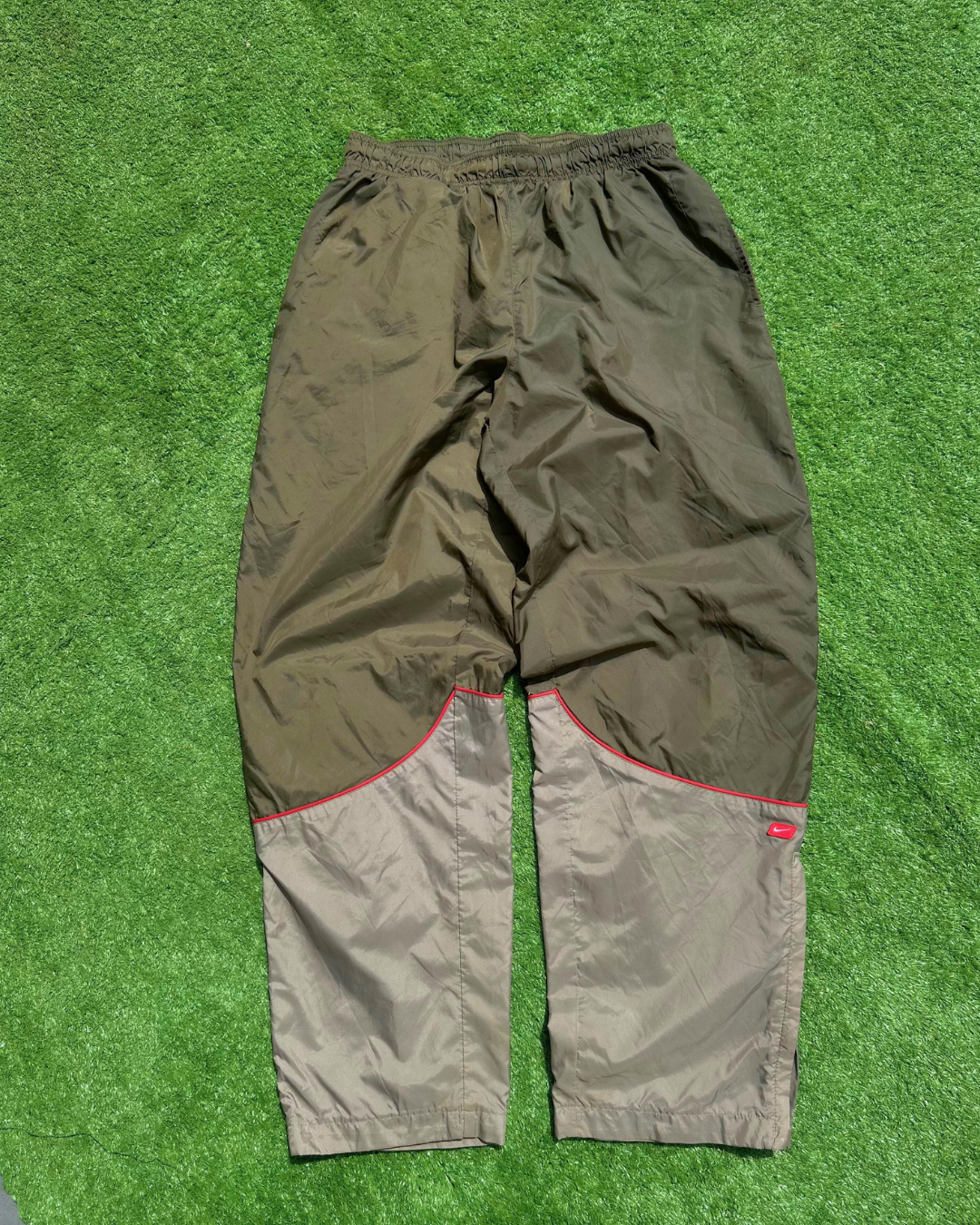 Nike Track Pants Two Tone Army Green