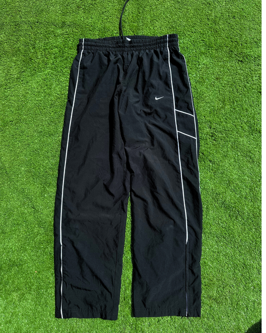 Nike Track Pants Black Pin-Striped (L)